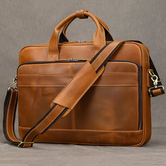 Artisan Handcrafted Leather Briefcase