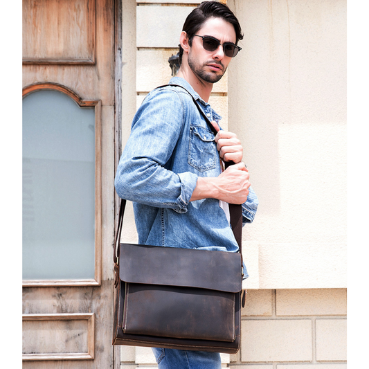 Vintage Genuine Leather Briefcase