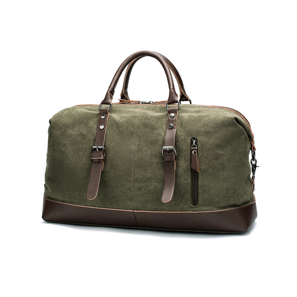 Rugged Waxed Canvas Weekender