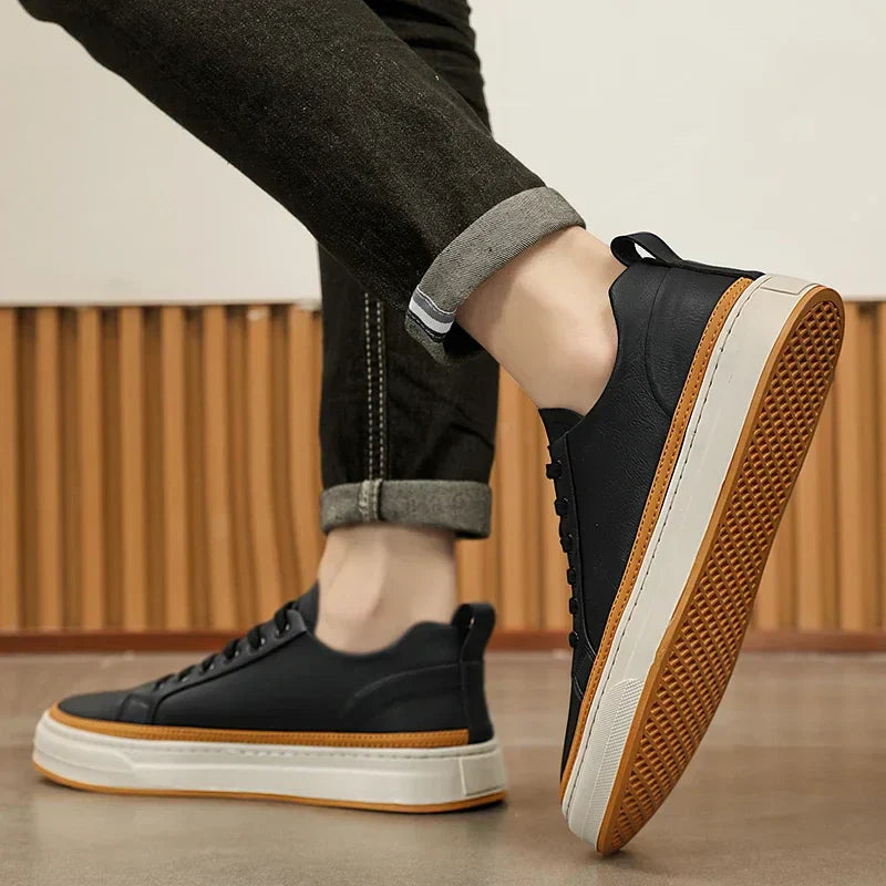 Tênis Casual Masculino em Couro Rafferty