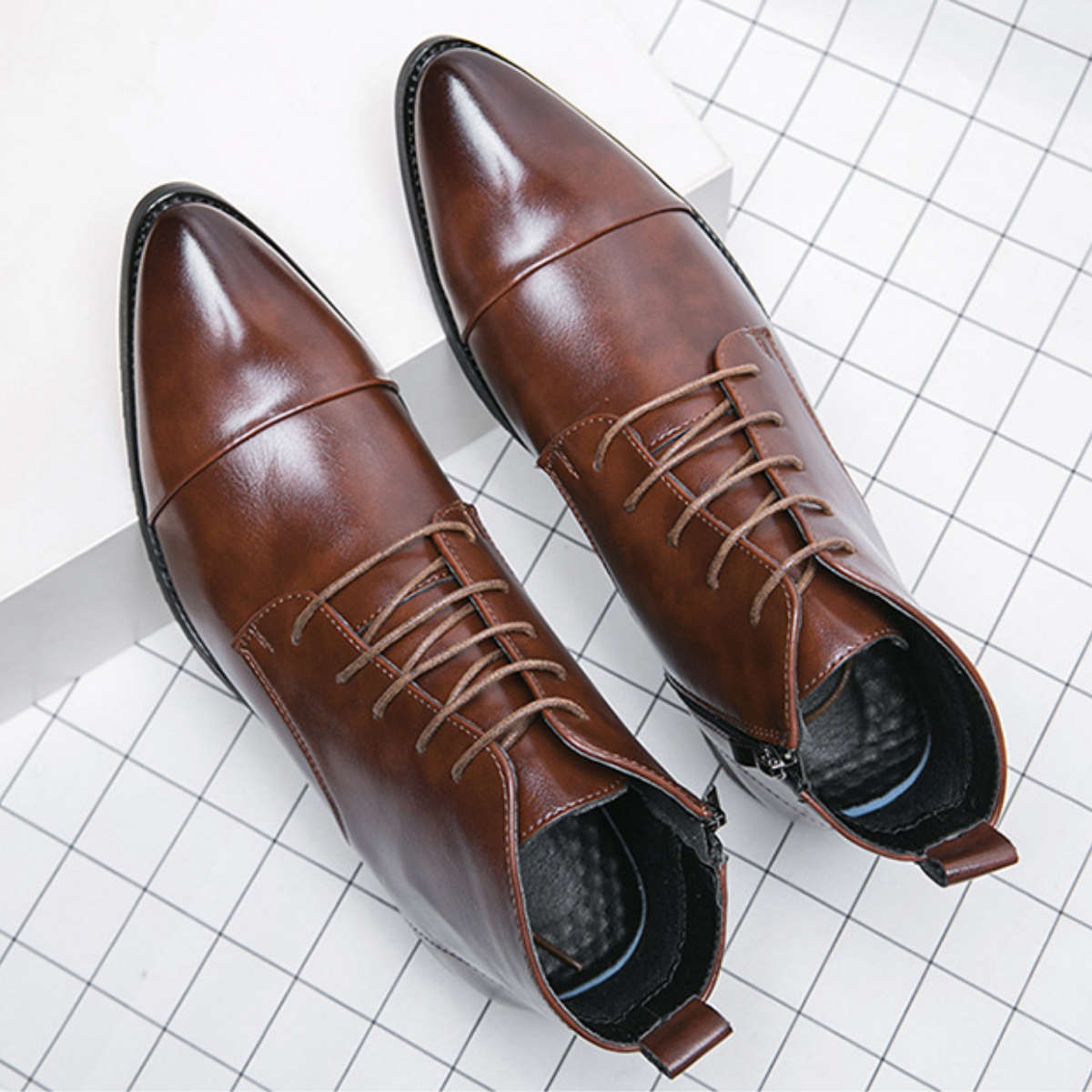 Genuine Leather Formal Boots