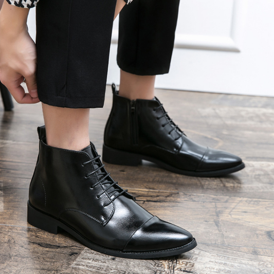 Genuine Leather Formal Boots