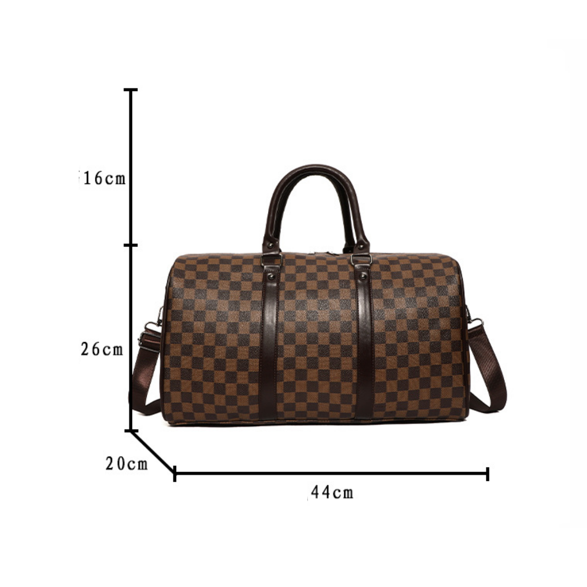 Grand Leather Travel Duffle Bag