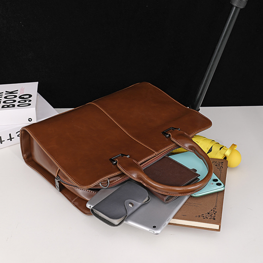 Executive Professional Leather Briefcase