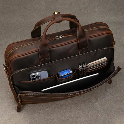 Artisan Handcrafted Leather Briefcase