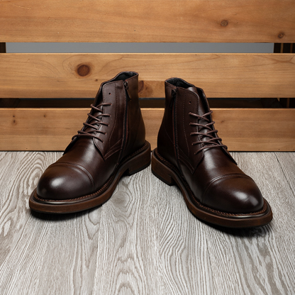Rugged Genuine Leather Heritage Boots