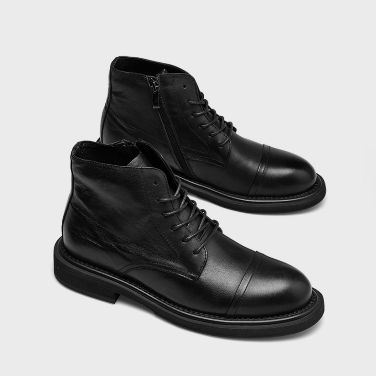 Rugged Genuine Leather Heritage Boots