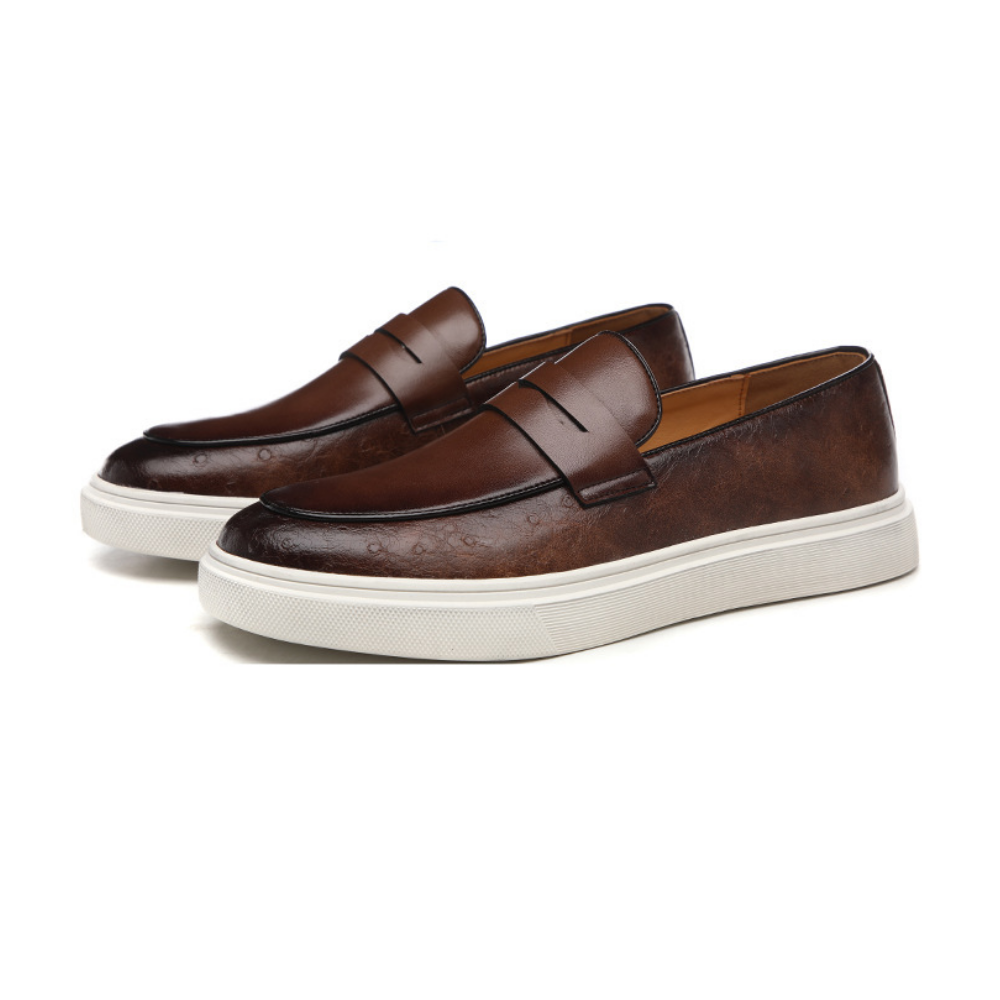 Mocassim Masculino em Couro Montclair