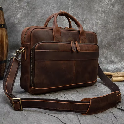 Artisan Handcrafted Leather Briefcase