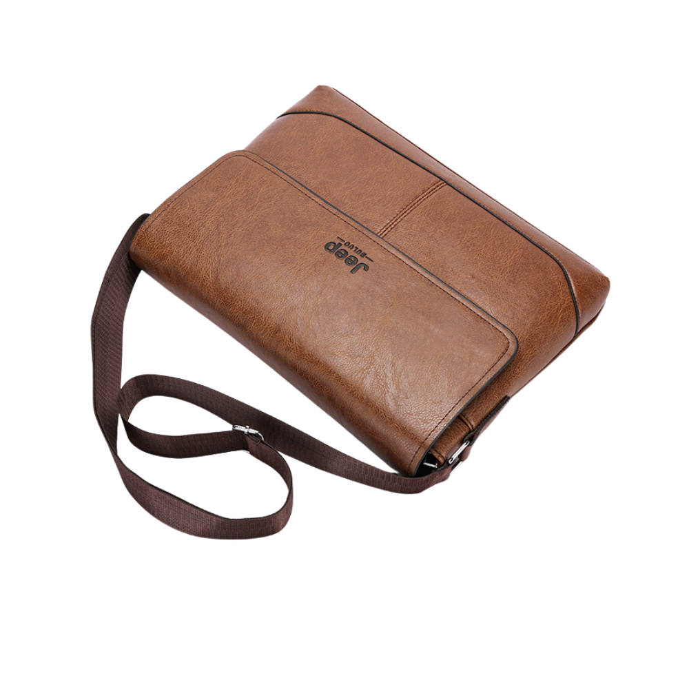 Vintage Leather Daily Messenger Bag