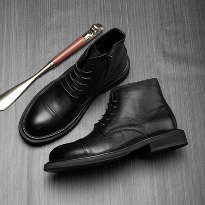 Rugged Genuine Leather Heritage Boots