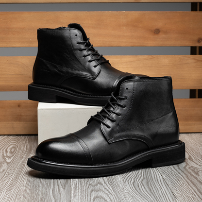 Rugged Genuine Leather Heritage Boots