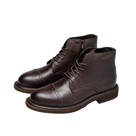 Rugged Genuine Leather Heritage Boots