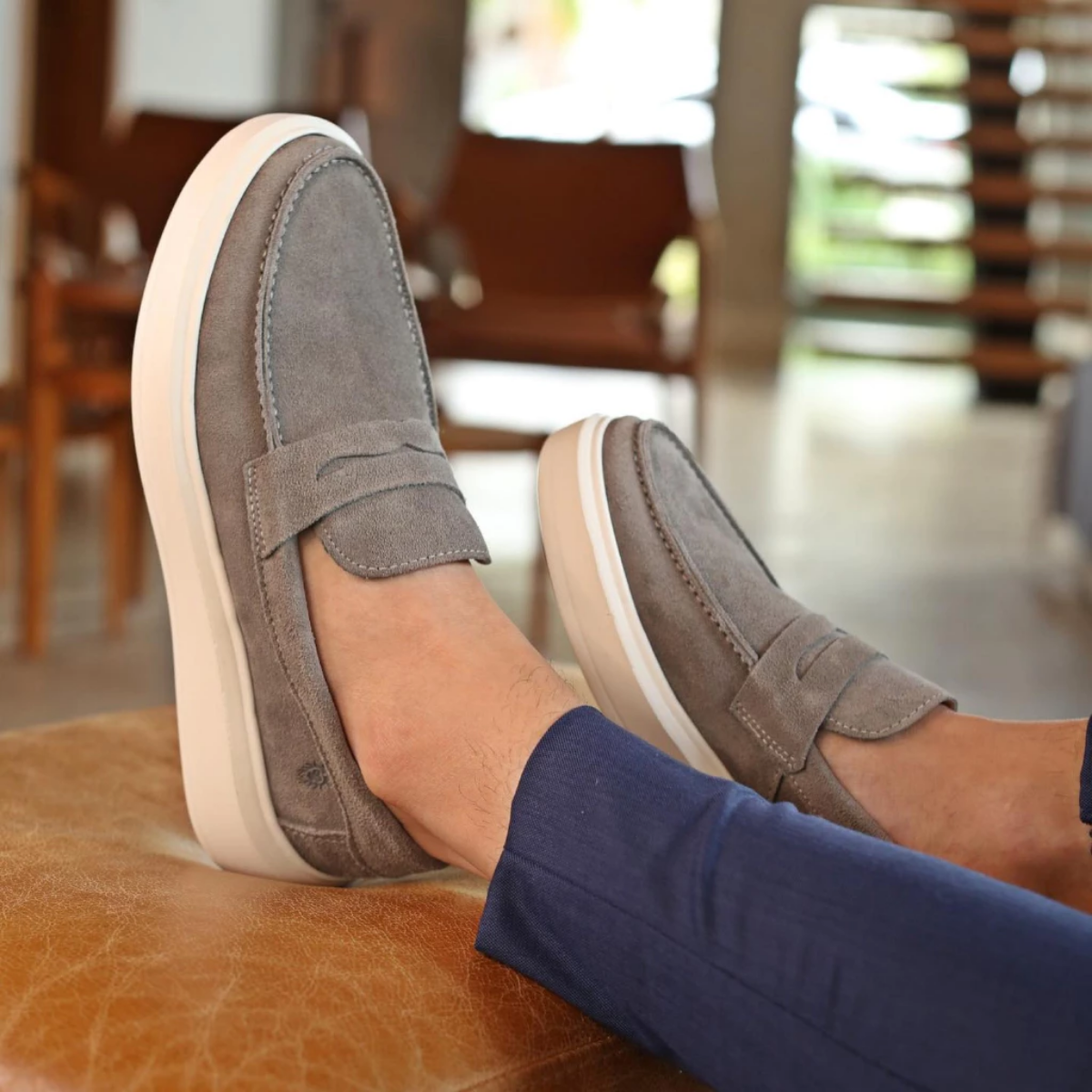 Premium Suede Leather Casual Loafers