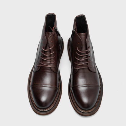Rugged Genuine Leather Heritage Boots