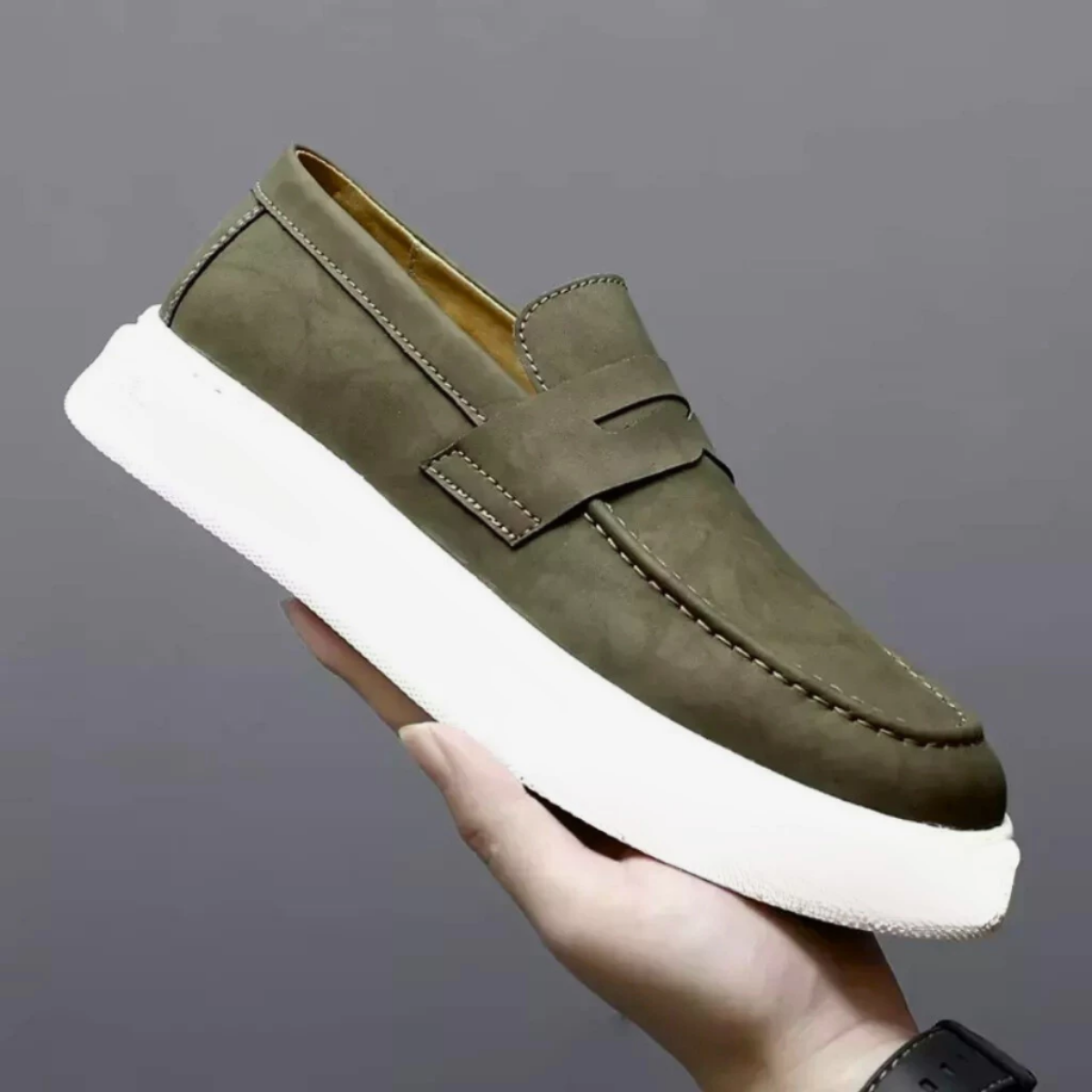 Premium Suede Leather Casual Loafers