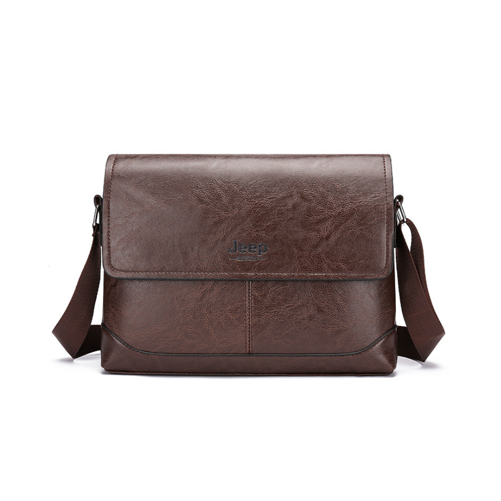 Vintage Leather Daily Messenger Bag