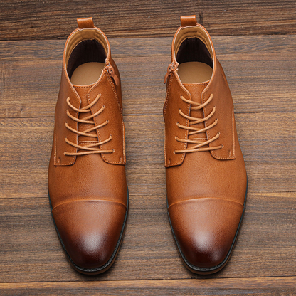 Executive Leather Dress Boots