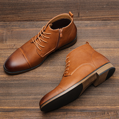 Executive Leather Dress Boots