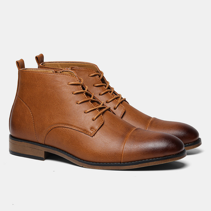 Executive Leather Dress Boots
