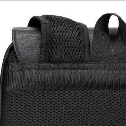 Rugged Heritage Leather Backpack