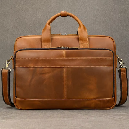 Artisan Handcrafted Leather Briefcase