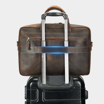 Classic Professional Leather Briefcase