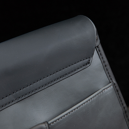 Modern Structured Leather Business Bag