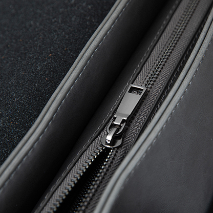 Modern Structured Leather Business Bag