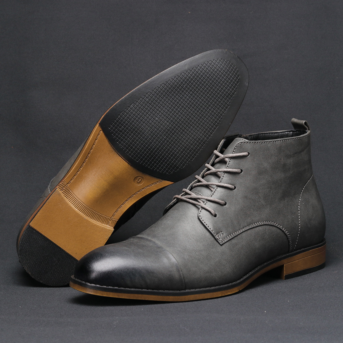 Executive Leather Dress Boots