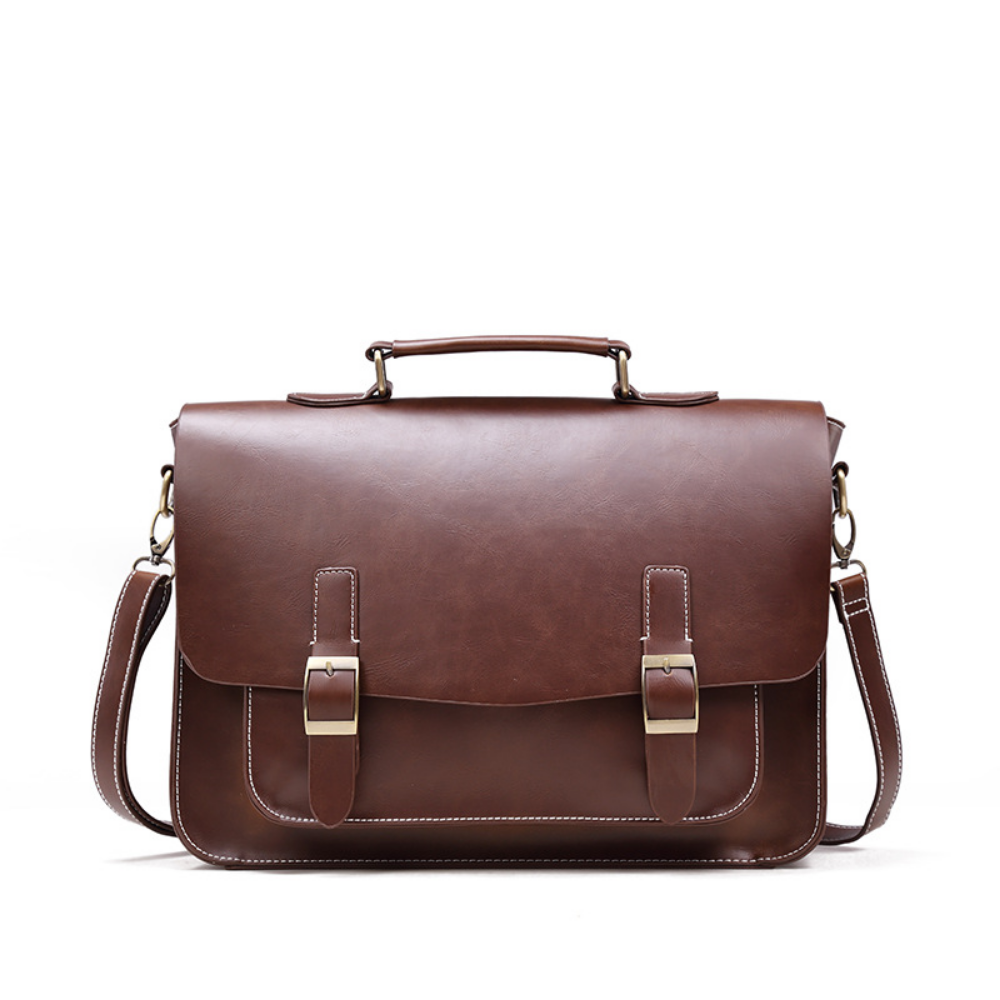 Elegant Artisan Leather Briefcase