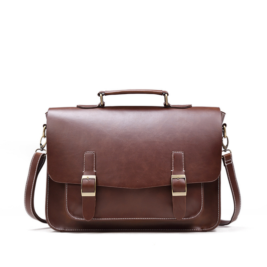Elegant Artisan Leather Briefcase