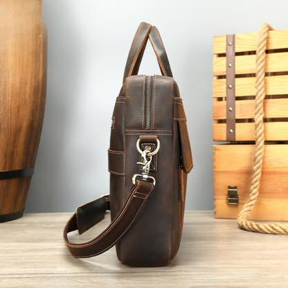 Classic Professional Leather Briefcase