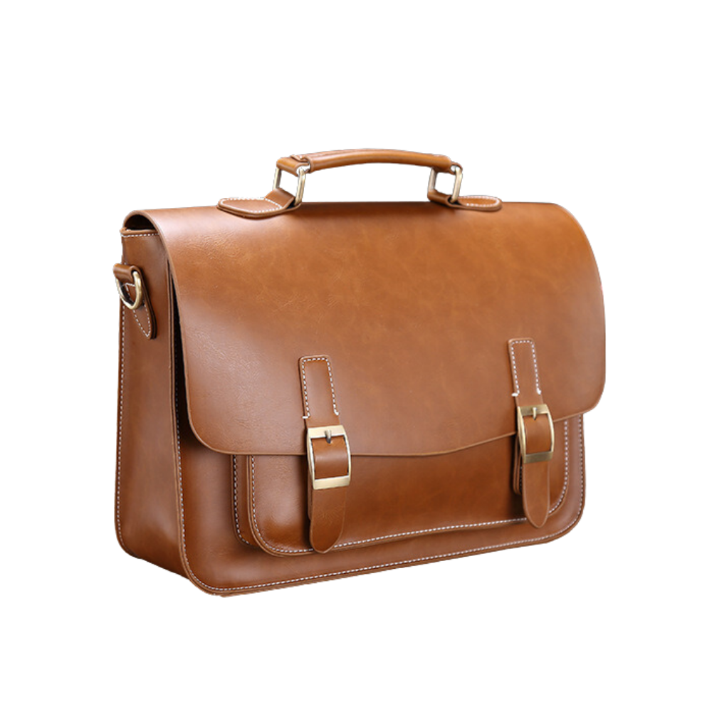 Elegant Artisan Leather Briefcase
