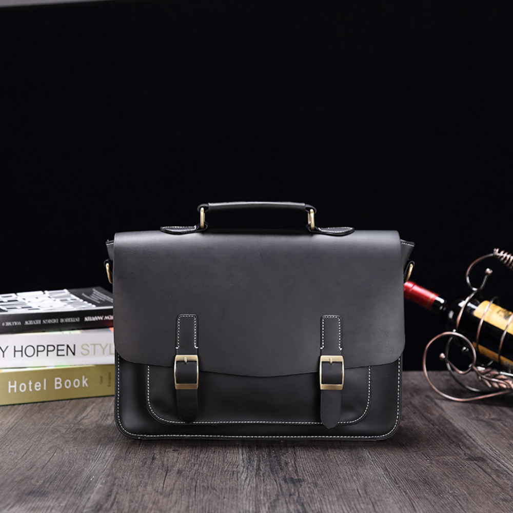 Elegant Artisan Leather Briefcase