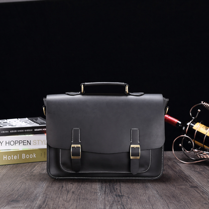 Elegant Artisan Leather Briefcase