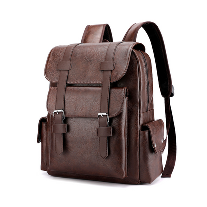 Rugged Heritage Leather Backpack