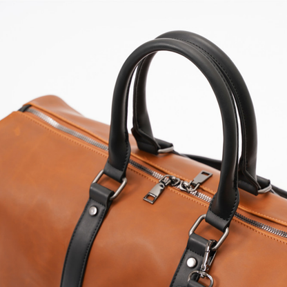 Sophisticated Leather Executive Weekender