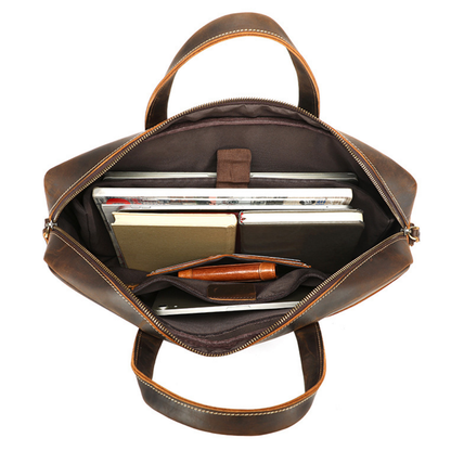 Classic Professional Leather Briefcase