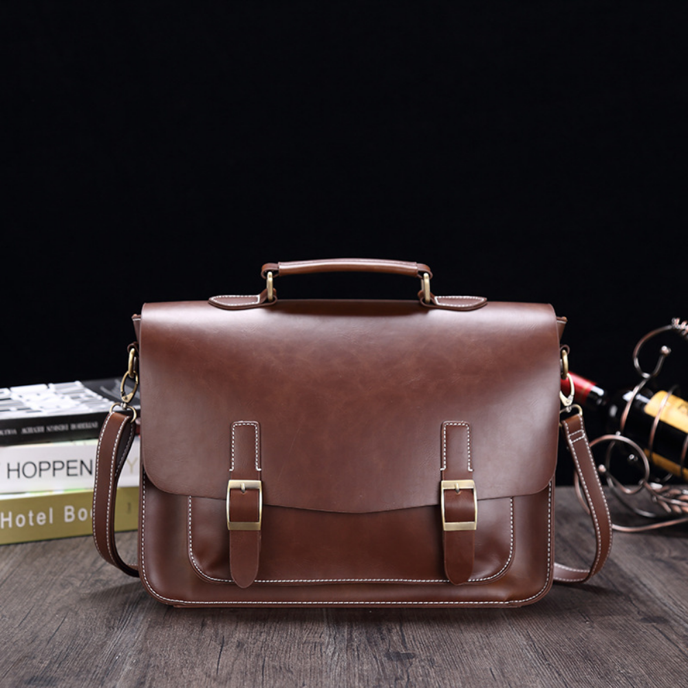 Elegant Artisan Leather Briefcase