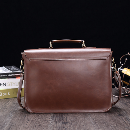 Elegant Artisan Leather Briefcase