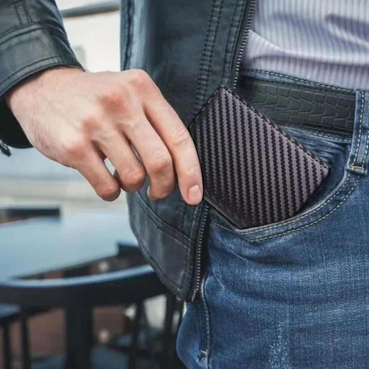 Carbon Fibre Slim RFID Blocking Wallet