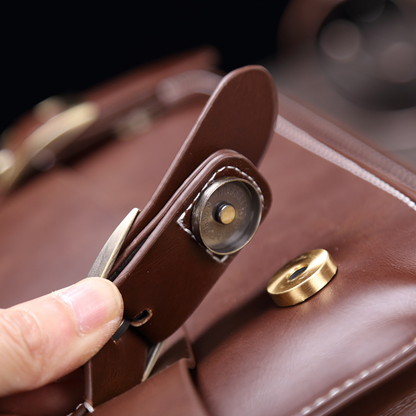 Elegant Artisan Leather Briefcase