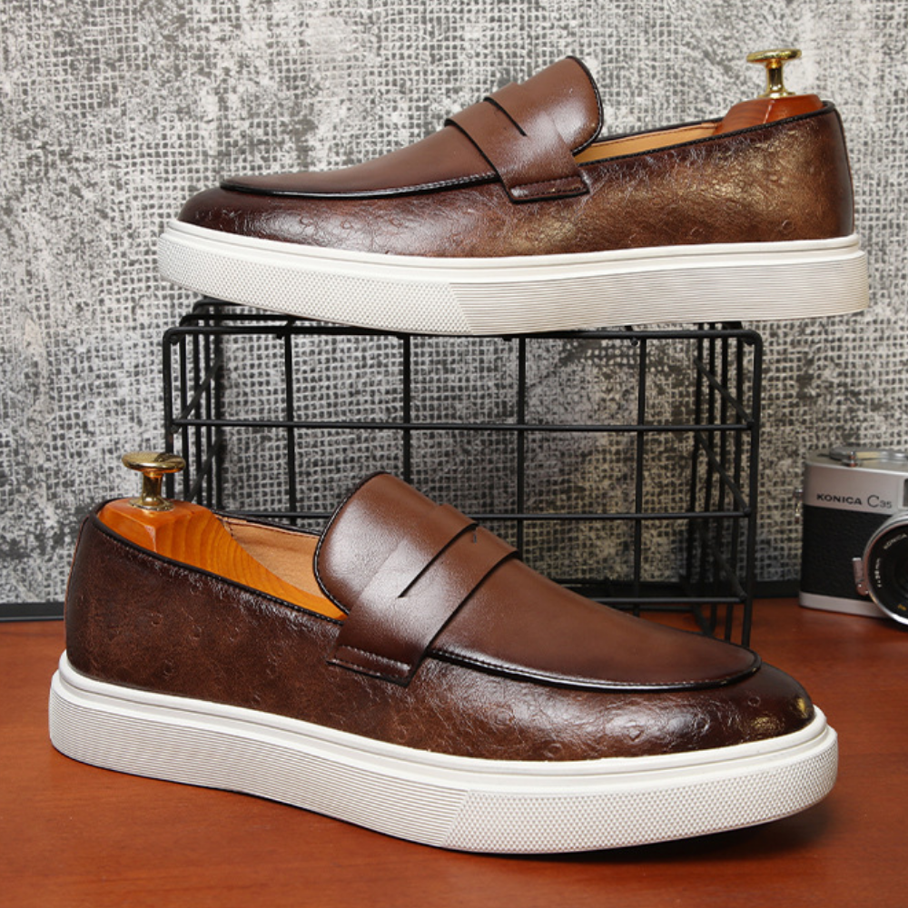Mocassim Masculino em Couro Montclair