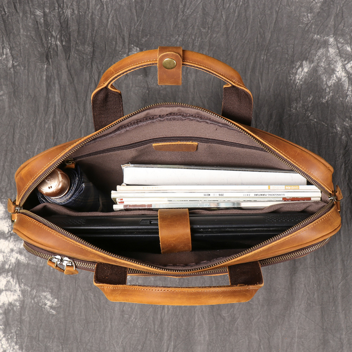 Artisan Handcrafted Leather Briefcase