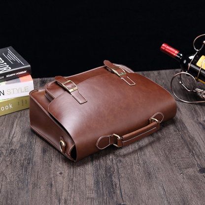 Elegant Artisan Leather Briefcase