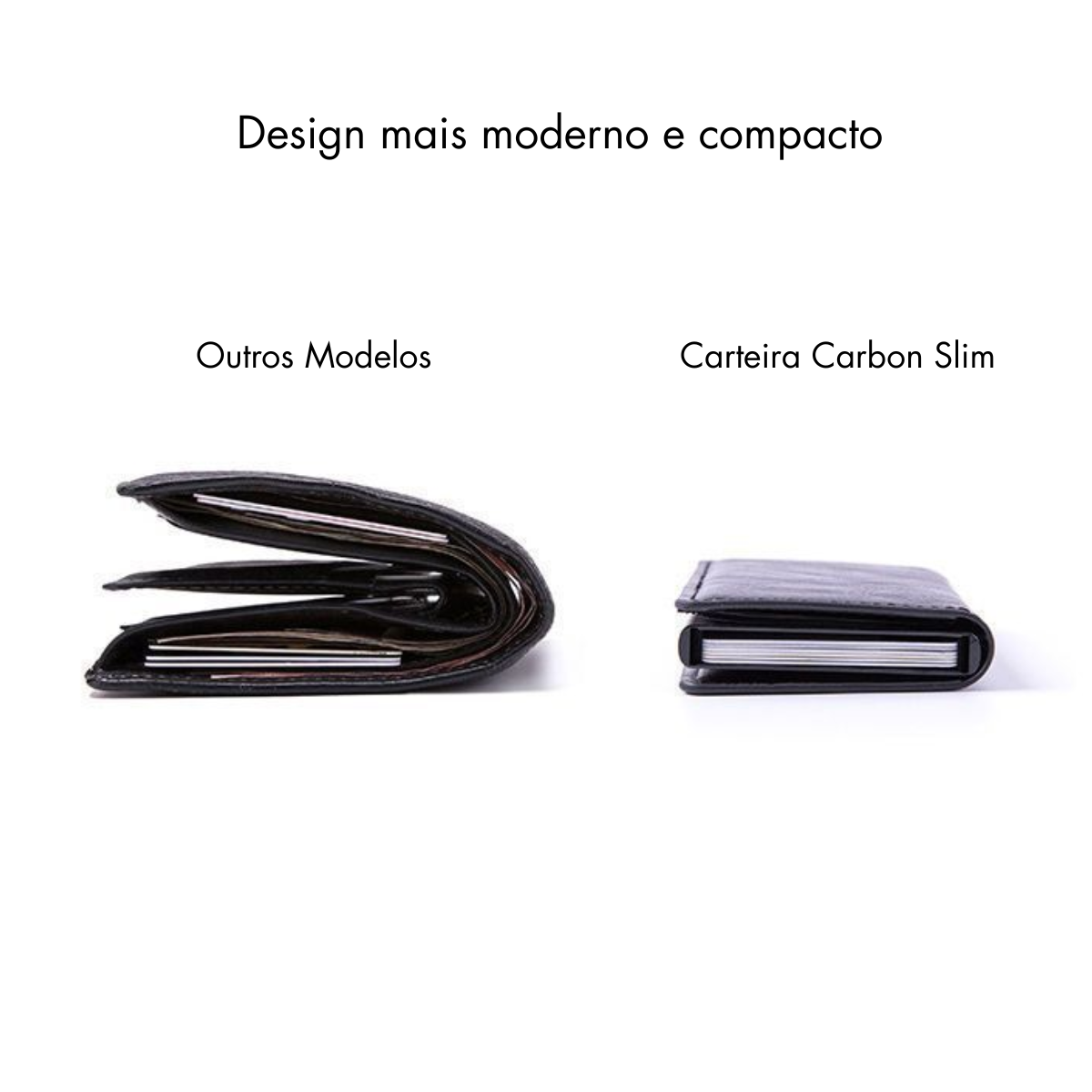 Carbon Fibre Slim RFID Blocking Wallet