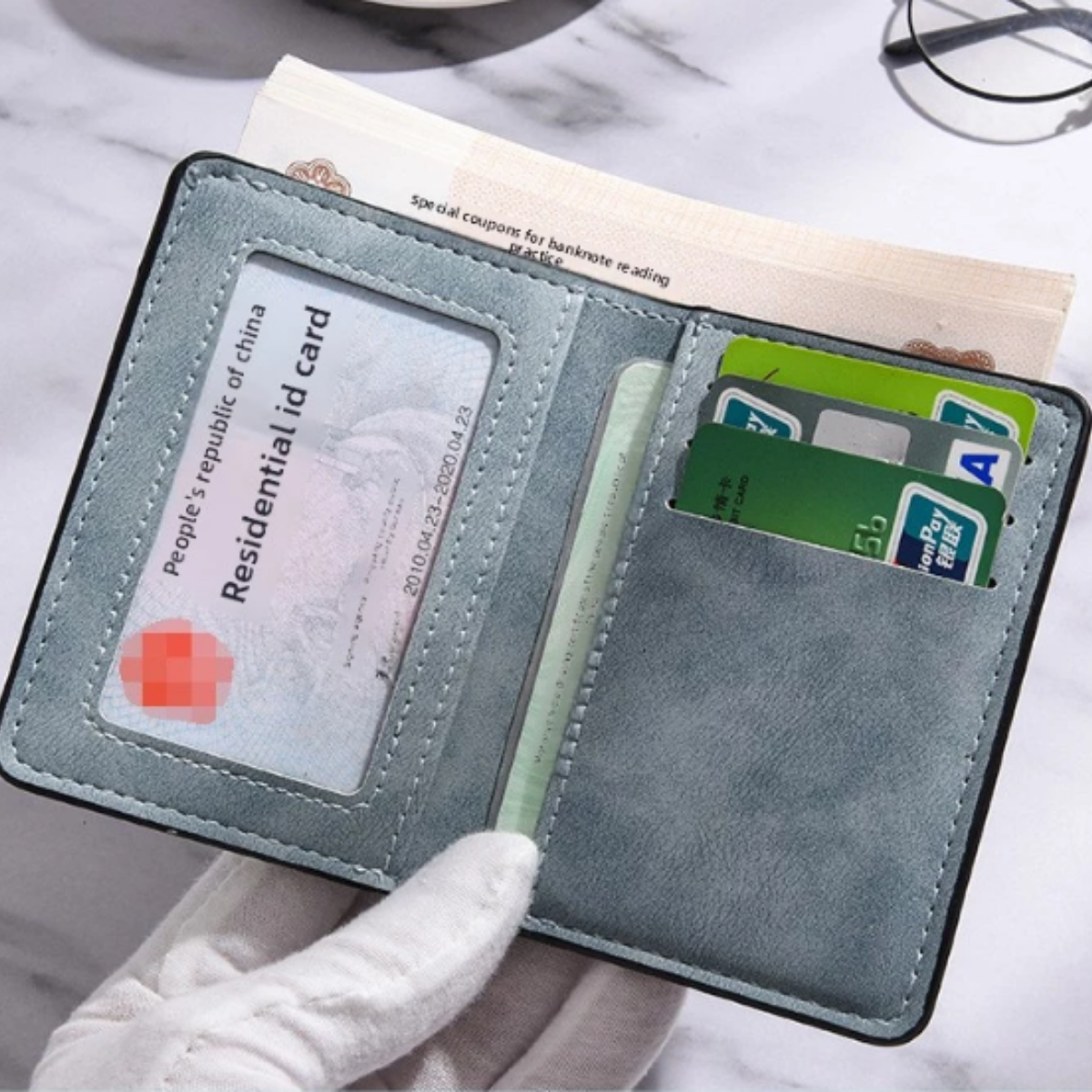 Carteira de Couro Tecnológico Ultra Slim Slardar