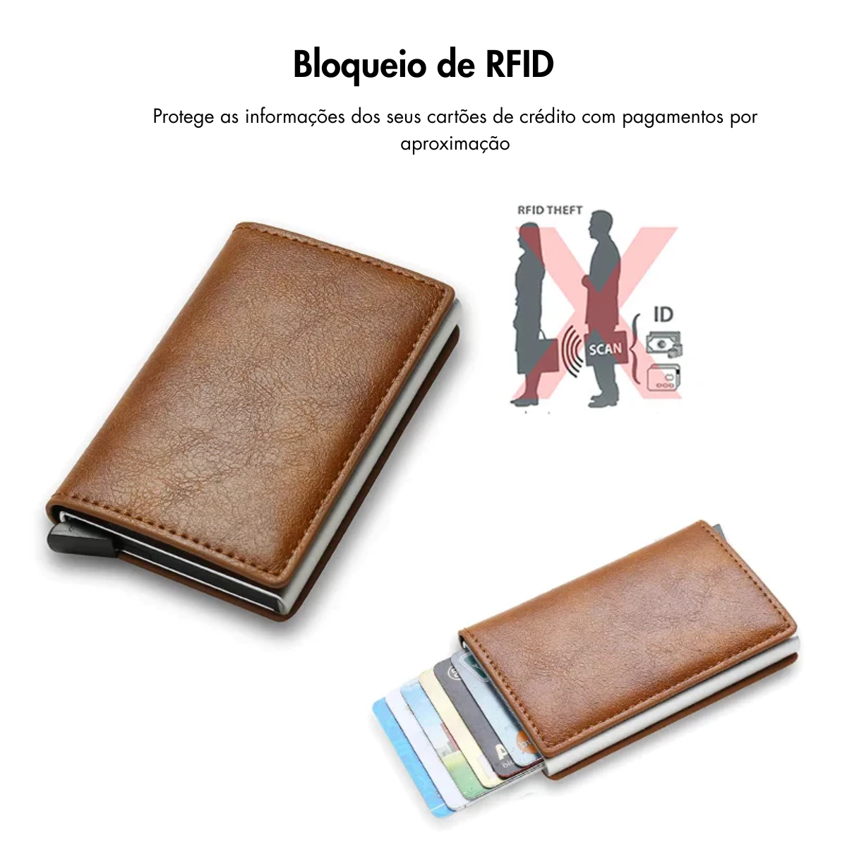 Carbon Fibre Slim RFID Blocking Wallet