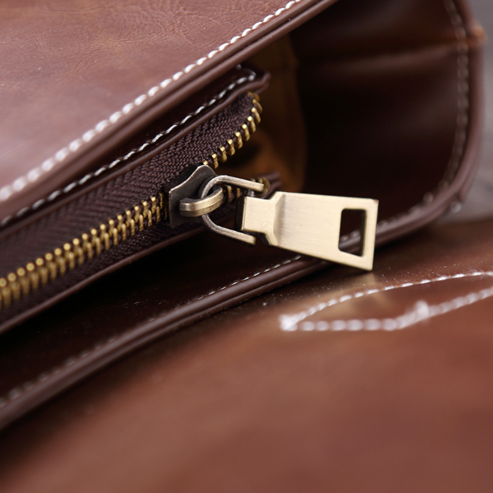 Elegant Artisan Leather Briefcase